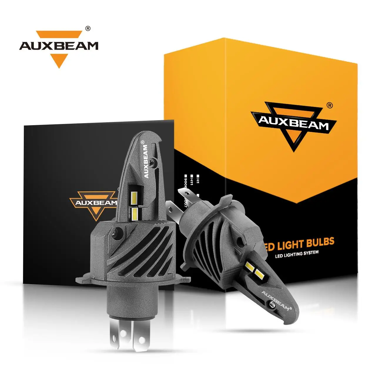 Auxbeam H4 H7 H11 Led Auto Lampadine Del Faro Impermeabile 50W 6500K 5000Lm 9005 9006 9012 Lampadine A Led Di Guida Della Luce Di Lampadine Serie F-P2