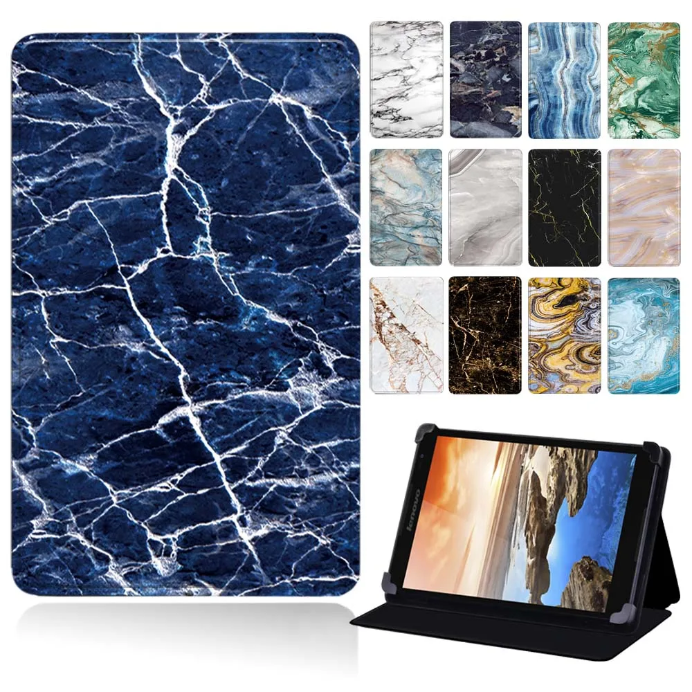Custodia Per Tablet In Pelle Per Lenovo Tab M10 /Tab P10 10.1 "/Tab S8 - 50 8.0" /Thinkpad 2 10.1 "/Yoga Book 10.1"/Yoga Tab 4 Plus 10.1"