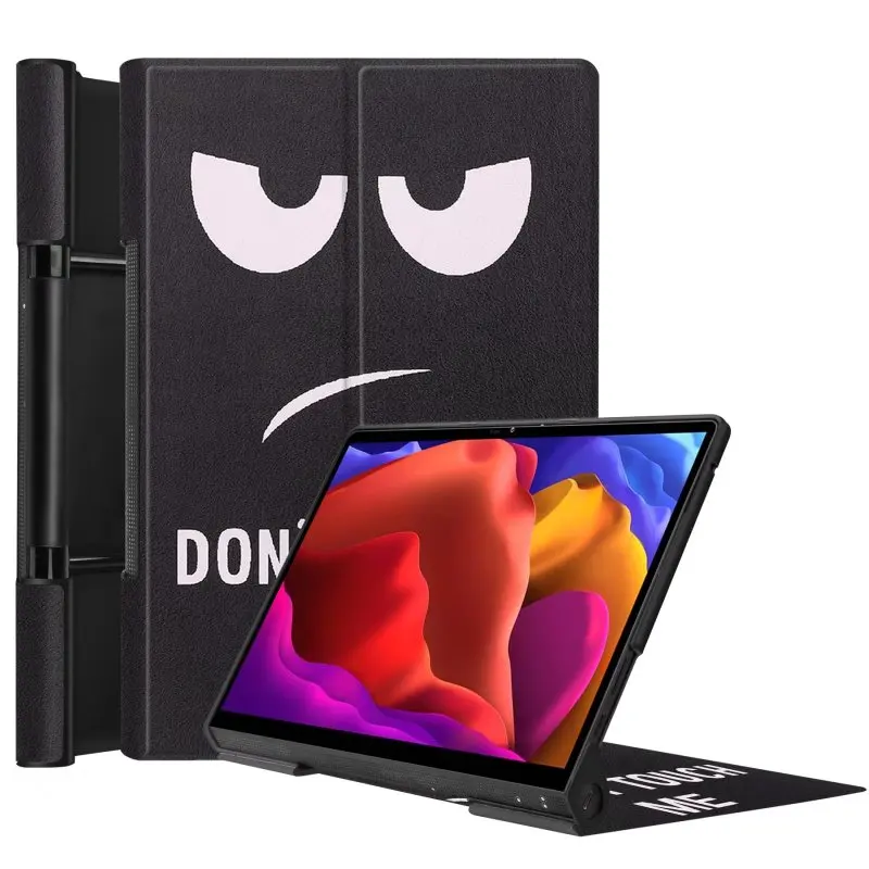 Per Lenovo Yoga Tab 13 Custodia 2021 Yt-K606F Pu Leather Flip Stand Hard Pc Cover Posteriore Per Tablet Per Lenovo Yoga Pad Pro 13 Cover