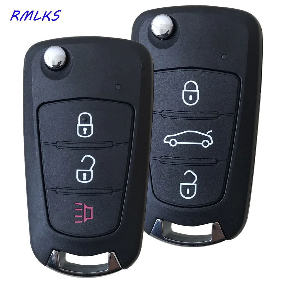 Nuovo 3 Pulsanti Flip Car Remote Blank Key Shell Lama Non Tagliata Per Great Wall Wingle Steed 5 6 Haval Hover H5 Copertura Chiave Pieghevole
