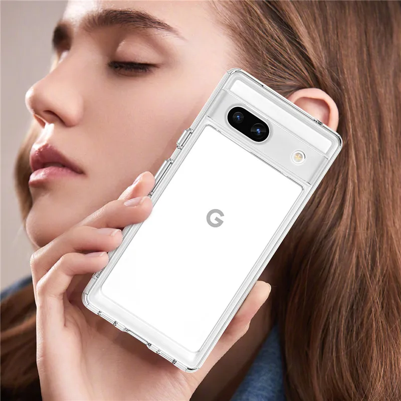 Per Google Pixel 7A Custodia Google Pixel 7A 8A Cover Tpu Border Acrilico Backplane Custodia Protettiva Per Google Pixel 8 7 Pro 7A