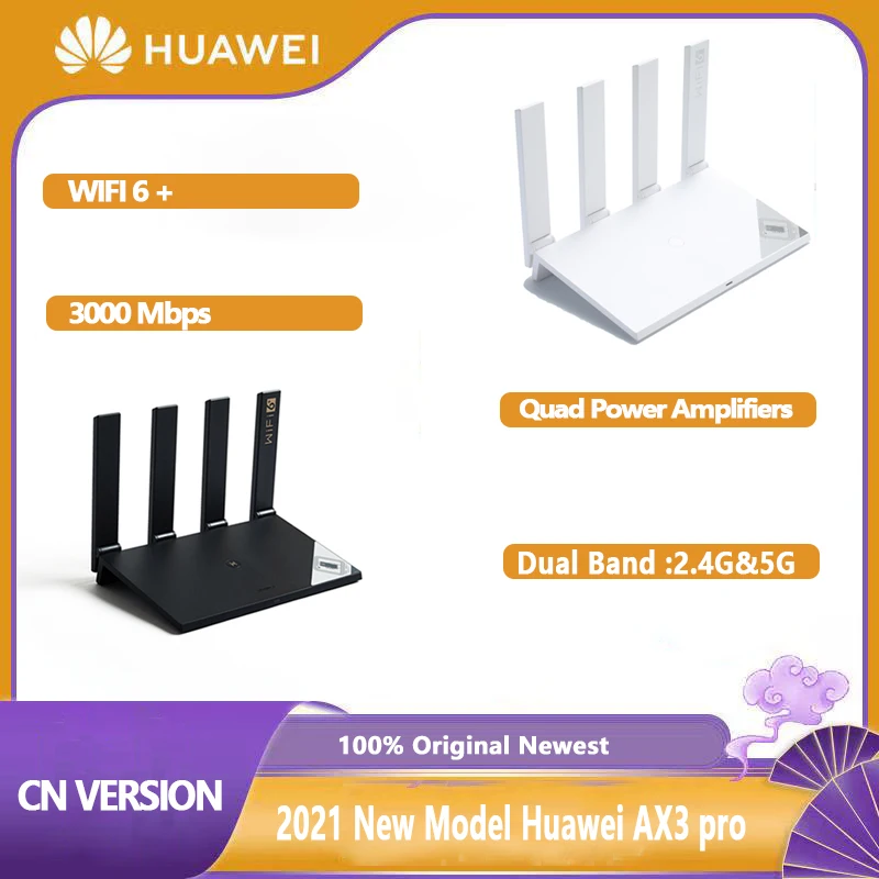 Huawei Ax3 Pro Router Wifi 6 3000Mbp Quad Core Wi-Fi Smart Home Mesh Router Wireless Quad Amplificatori Ripetitore Router Di Rete