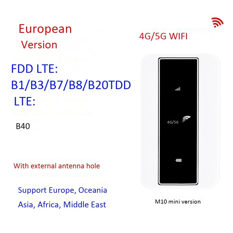 Router 4G Mifi Supporta 5G Sim Card 4G Router Wifi 150Mbps Hotspot Wifi Mobile Per Auto Con Slot Per Sim Card