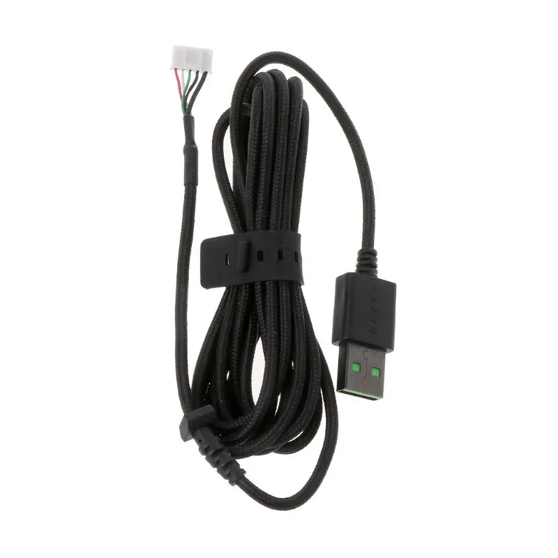 Resistente Nylon Intrecciato Linea Usb Cavo Del Mouse Filo Di Ricambio Per Razer Deathadder Elite Wired Gaming Mouse Cavo Di Ricambio