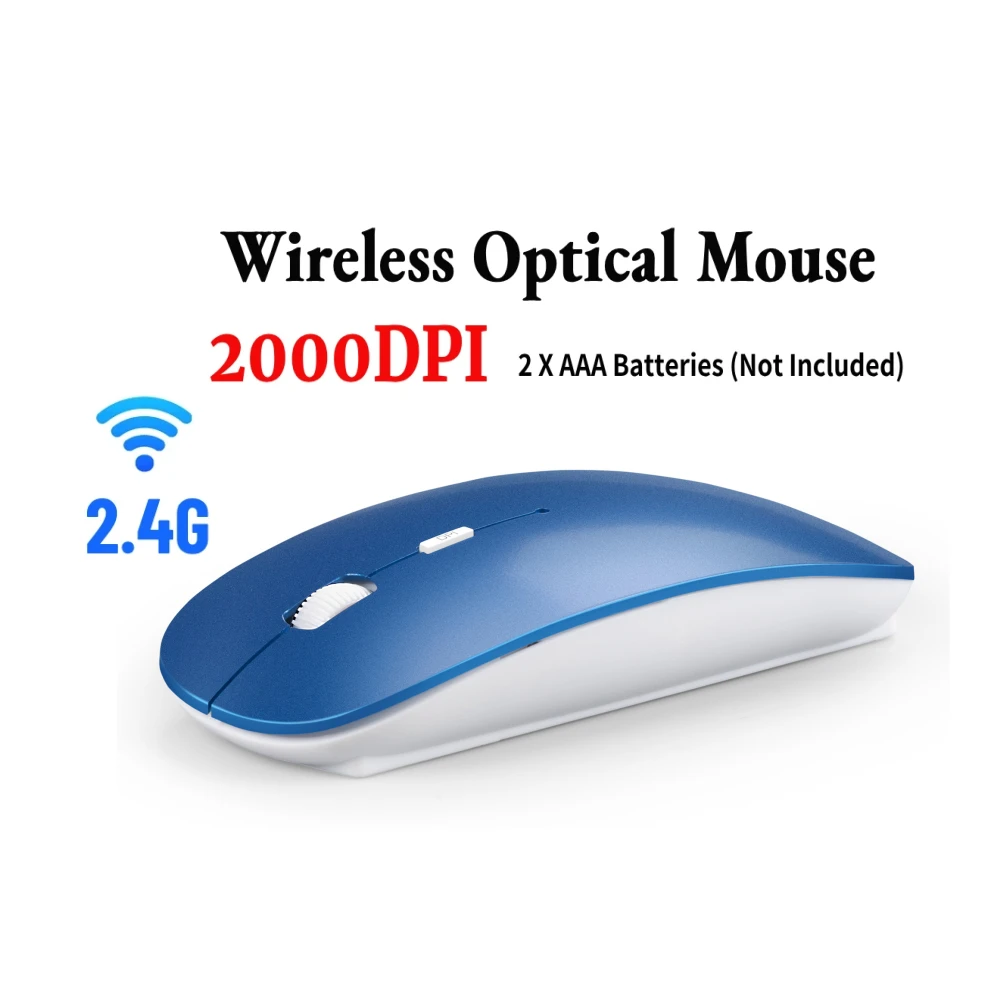 Wireless 2.4G Bluetooth Wireless Mouse 7500 Gioco Per Ufficio Popolare Mouse Ottico Ultrasottile Regalo Computer Notebook Mouse Roccat