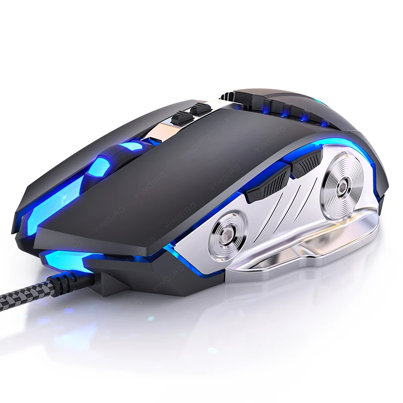 Mouse Da Gioco G3Pro 3200Dpi Mouse Silenzioso Regolabile Led Ottico Mouse Per Computer Cablato Usb Mouse Da Gioco Per Notebook Per Gamer Home Office