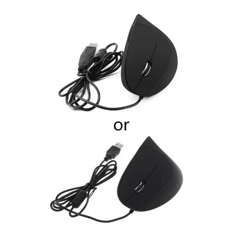 Mouse Ottico Ergonomico Per Pc, Mouse Verticale Per Mouse Sinistro, Mouse Cablato Usb Per Computer Pc