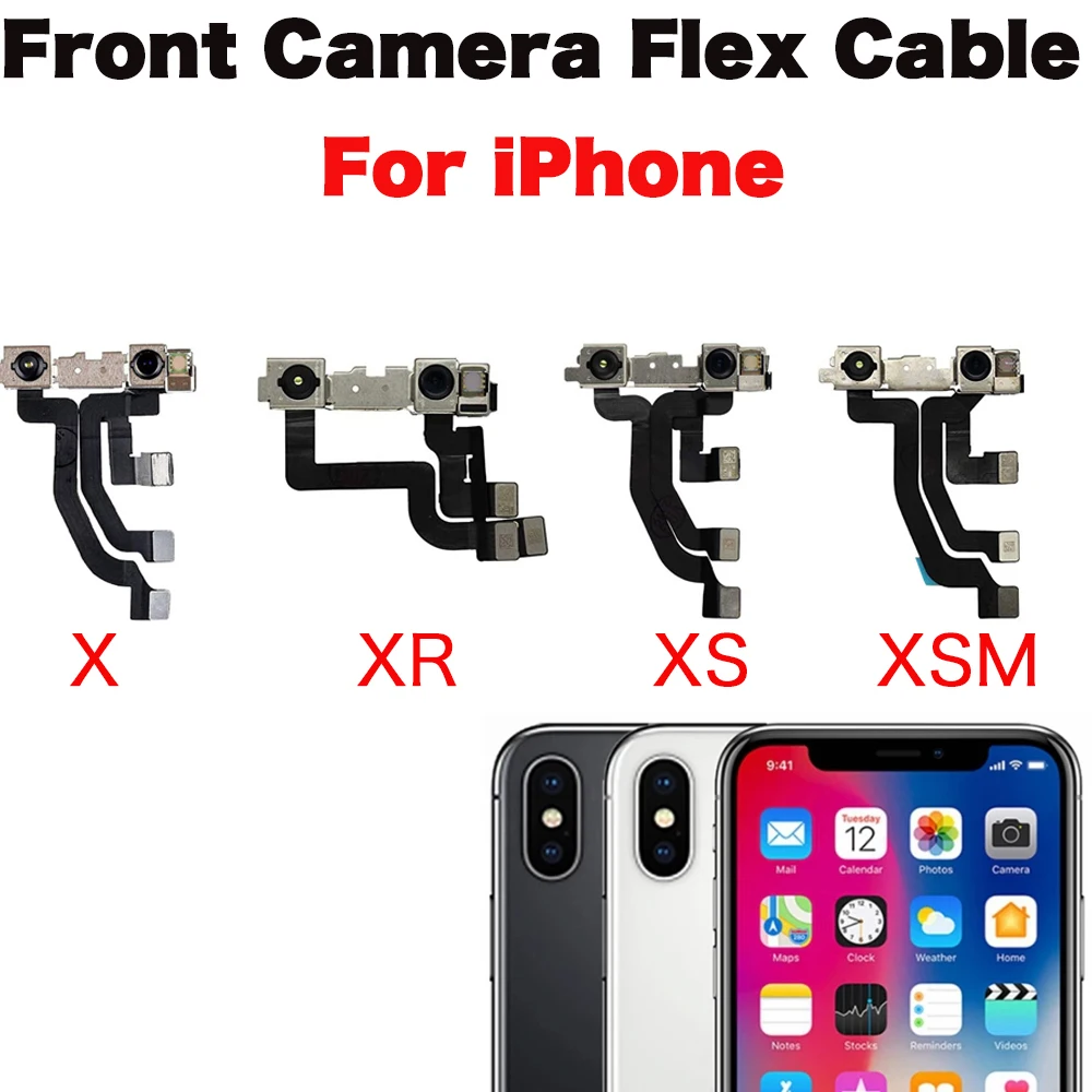 Face Front Camera Flex Per Iphone X Xr Xs Xsmax Face Camera Module Flex Cable Repair Sostituzione