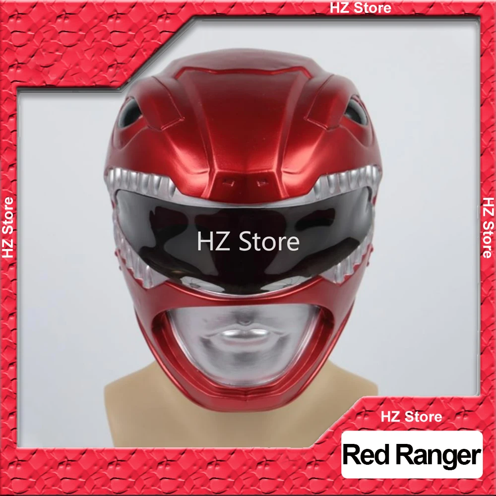 Mighty Morphin Power Rangers 1:1 Red Ranger Helmet Halloween Cosplay Toy Per Regalo Di Compleanno