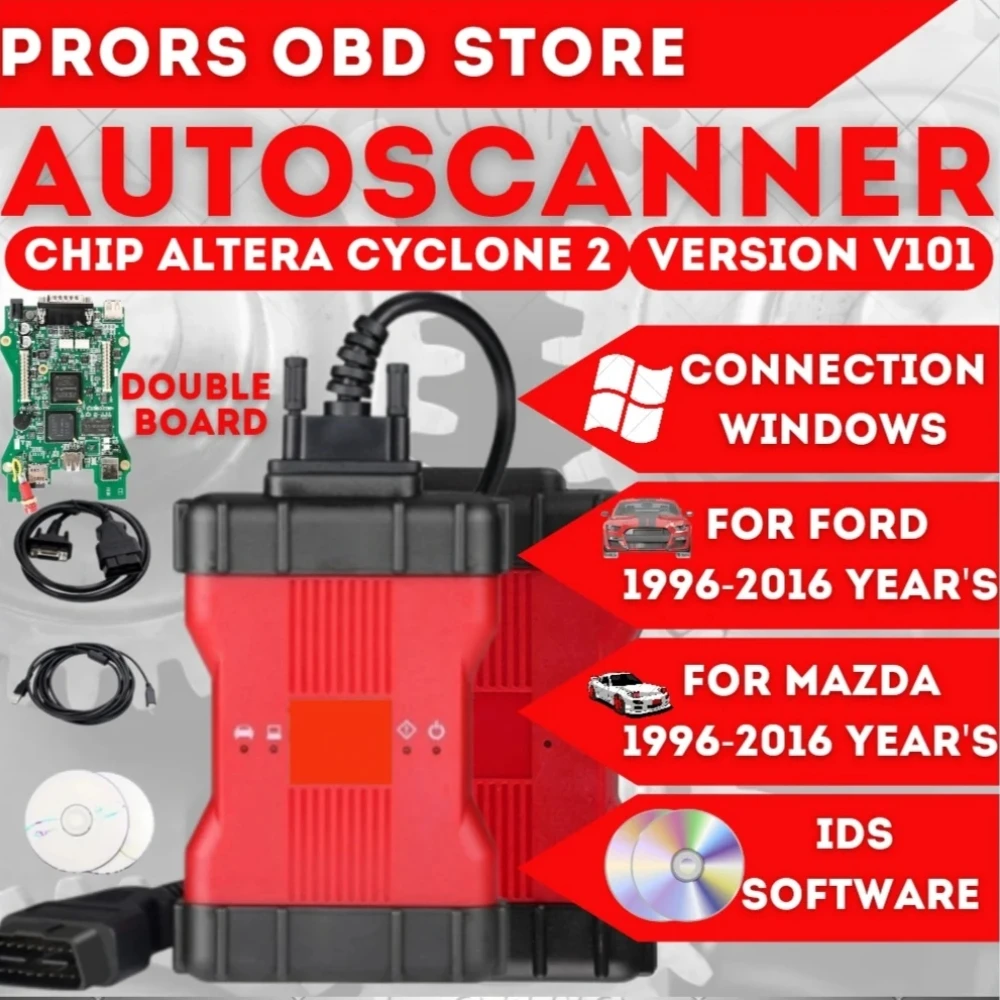 Ultimi Strumenti Diagnostici Vcm2 Ids Full Chip Scanner Obd2 Automatico Multi-Language Vcm Pro Ids Per Ford Per Mazda Car Diagnostic Tool