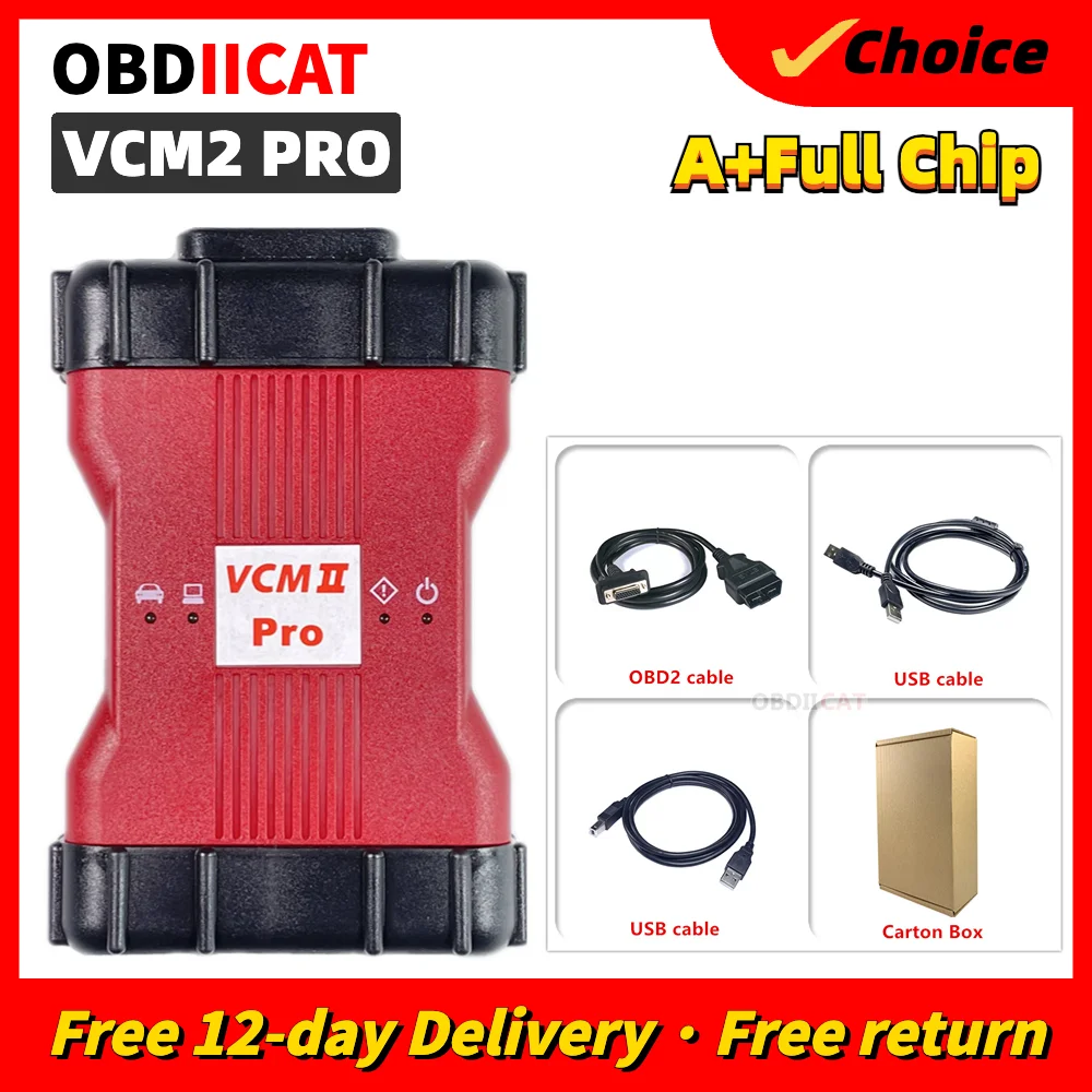Obdiicat Vcm2 Pro Include Vcm2 E Ucds Tutte Le Funzioni Vcm2 Ids V119 E Ucds Pro V2.0.7.1 Per Strumento Diagnostico Fo-Rd