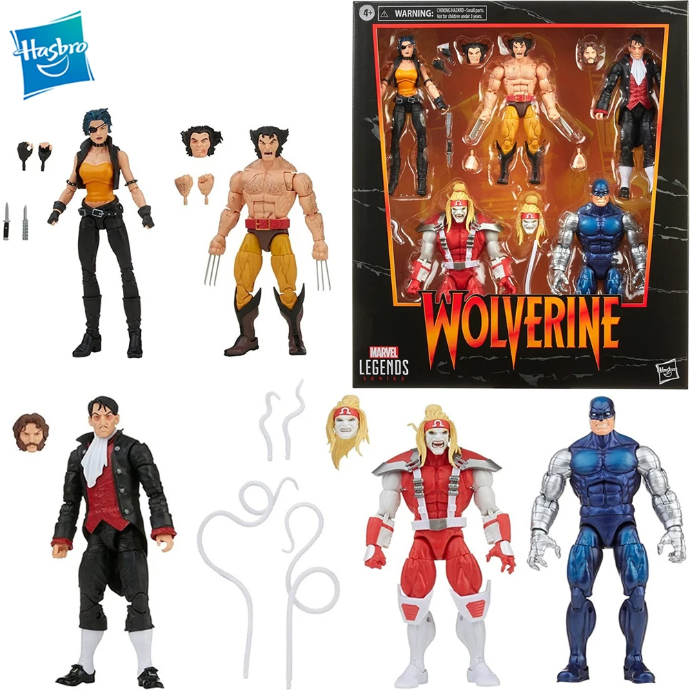 Serie Originale Delle Leggende Della Marvel Della Galleria Wolverine Omega Red Cyber Callisto Jason Wyngarde 5-Pack Giocattolo Modello Da 6 Pollici F1