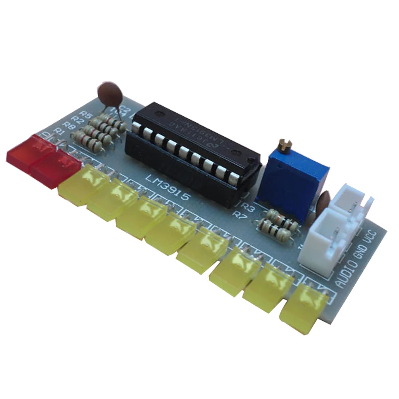 Lm3915 Indicatore Di Livello Audio Kit Fai Da Te 10 Led Sound Audio Spectrum Analyzer Kit Indicatore Di Livello Saldatura Elettrica