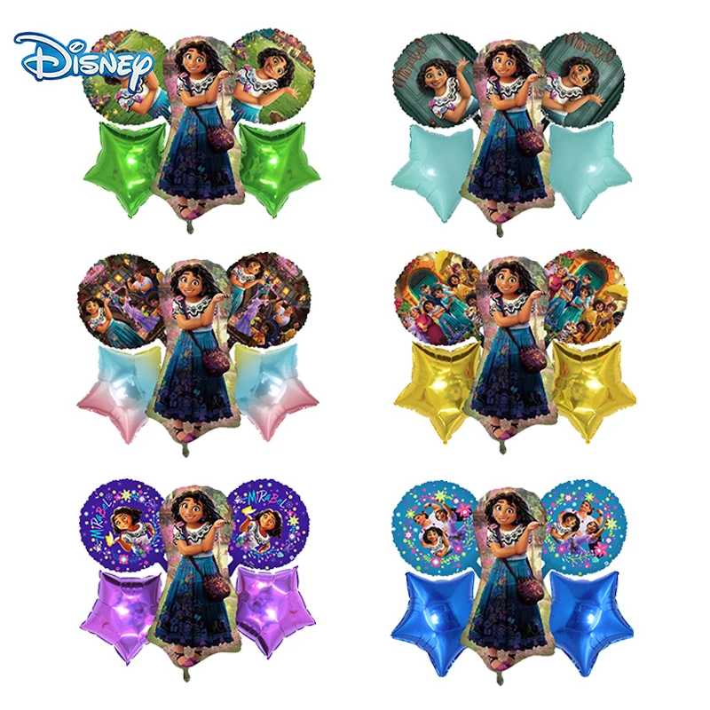 Disney New Encanto Cartoon Aluminum Film Balloon 18 Inch Magic Full House Birthday Party Balloon Children'S Toy Birthday Gift