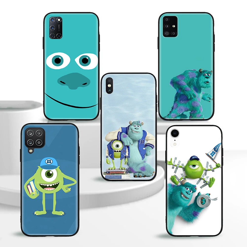G-51 Monster Power Company Custodia Morbida In Silicone Nero Per Oppo A94 A95 A96 A92 A92S A76 A77 Trova X3 Lite Neo Pro 5G