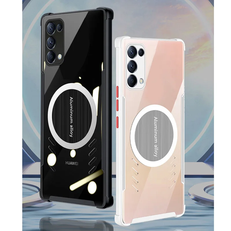 Per Oppo Find X3 Neo 5G Case Findx3 Neo Graphene Cover Trasparente Per Oppo Find X3 Lite Thermal Game Guscio Di Raffreddamento Magnetico