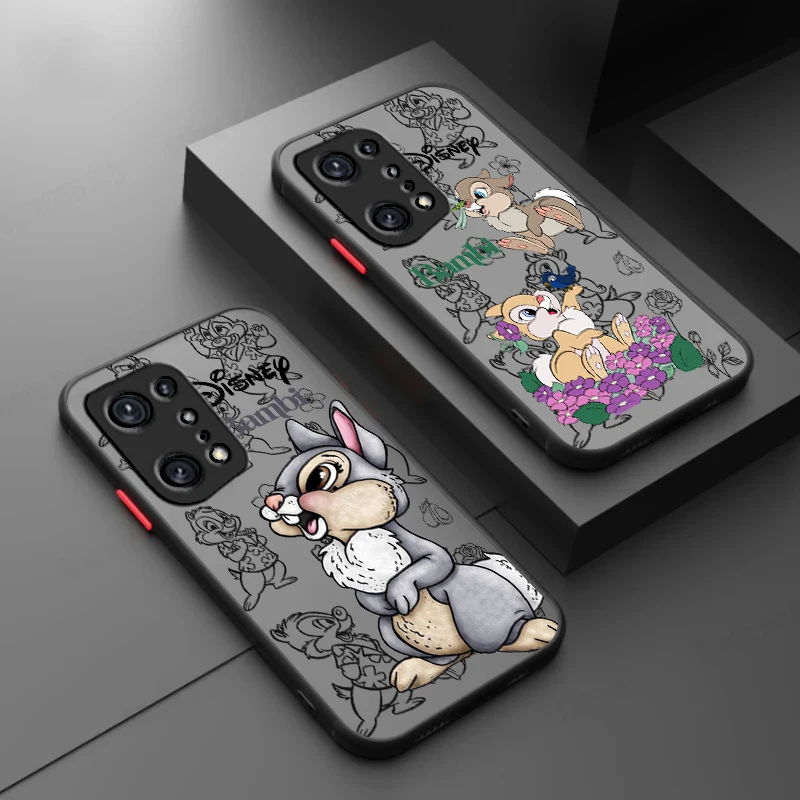 Disney Thumper Cute For Oppo Find F21 X5 Pro X3 Pro Lite Pro Neo 4G 5G Custodia Per Telefono Traslucida Smerigliata