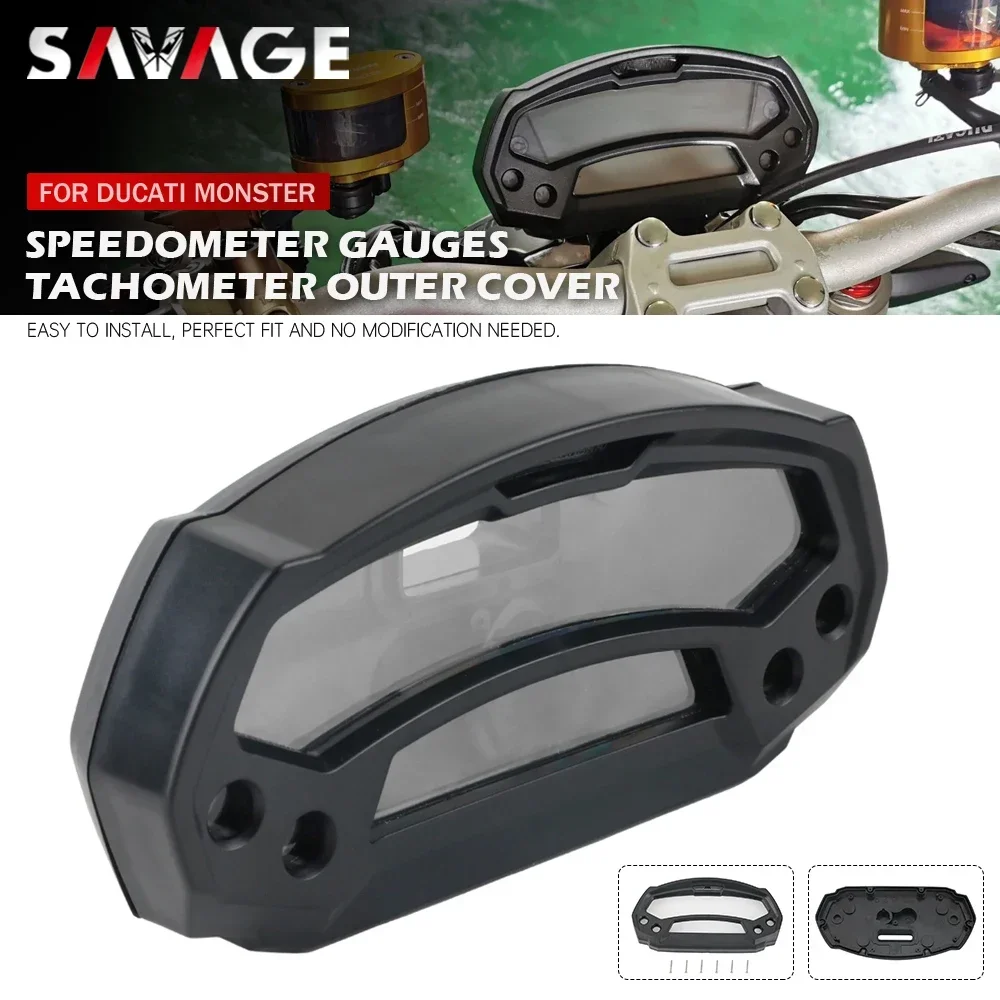 Tachimetro Contagiri Calibri Custodia Esterna Cover Per Ducati Monster 696 796 795 659 1100/Evo Custodia Per Cruscotto Moto
