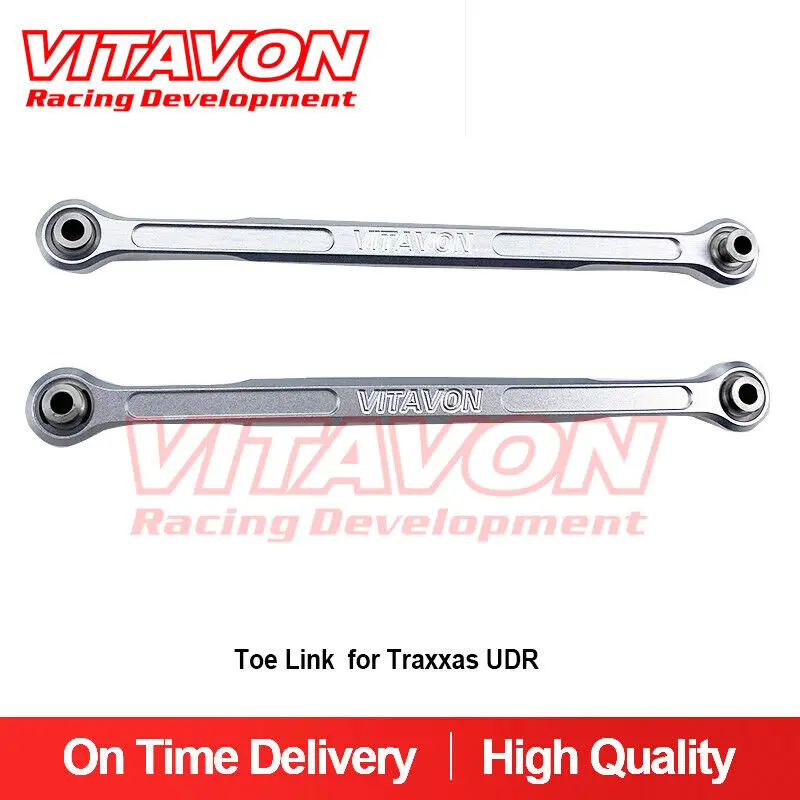 Vitcx Toe Link #7075 Per Traxxas Illimitato Desert Race Udr Silver