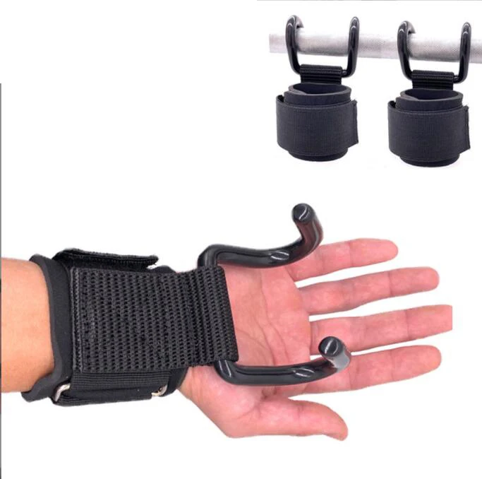 Guanti Con Gancio Per Palestra Ganci Per Sollevamento Pesi Cinturini Da Polso Per Manubrio Palestra Gancio Per Fitness Cinturino Per Pesi Pull-Up Guan