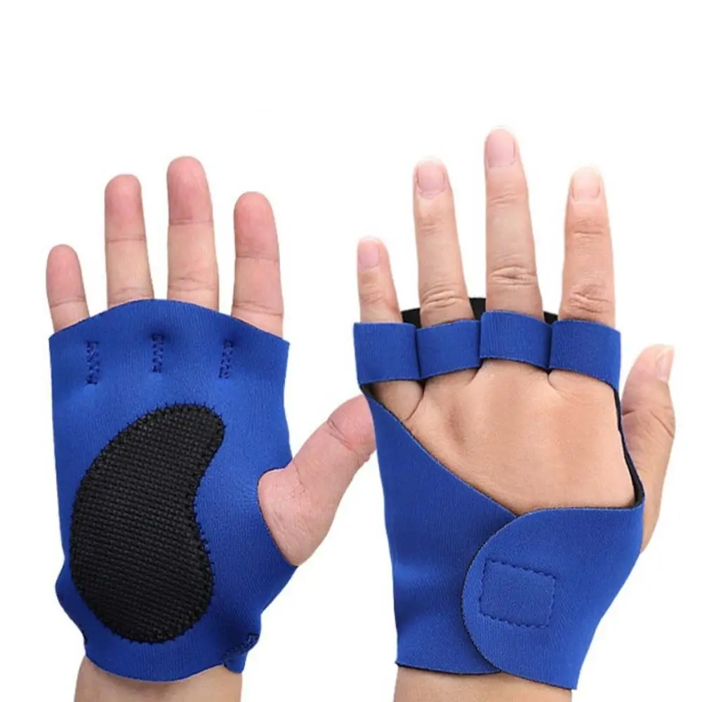 Allenamento Alpinismo Sport Power Weight Dumbbell Grips Pads Hand Palm Protector Guanti Da Allenamento Di Sollevamento Guanti Fitness