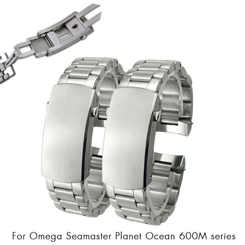 20Mm Cinturino In Acciaio Inossidabile Solido Per Bracciale Omega Seamaster 600 Bracciale Da Polso Serie Accessori Cinturino