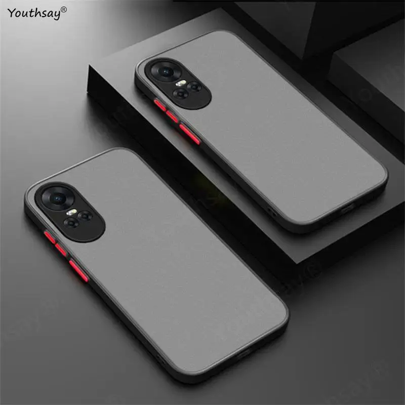 Per Oppo Reno 10 Custodia Per Oppo Reno 10 Pro Funda Opaco Traslucido Antiurto Duro Protettivo Paraurti Del Telefono Oppo Reno 10