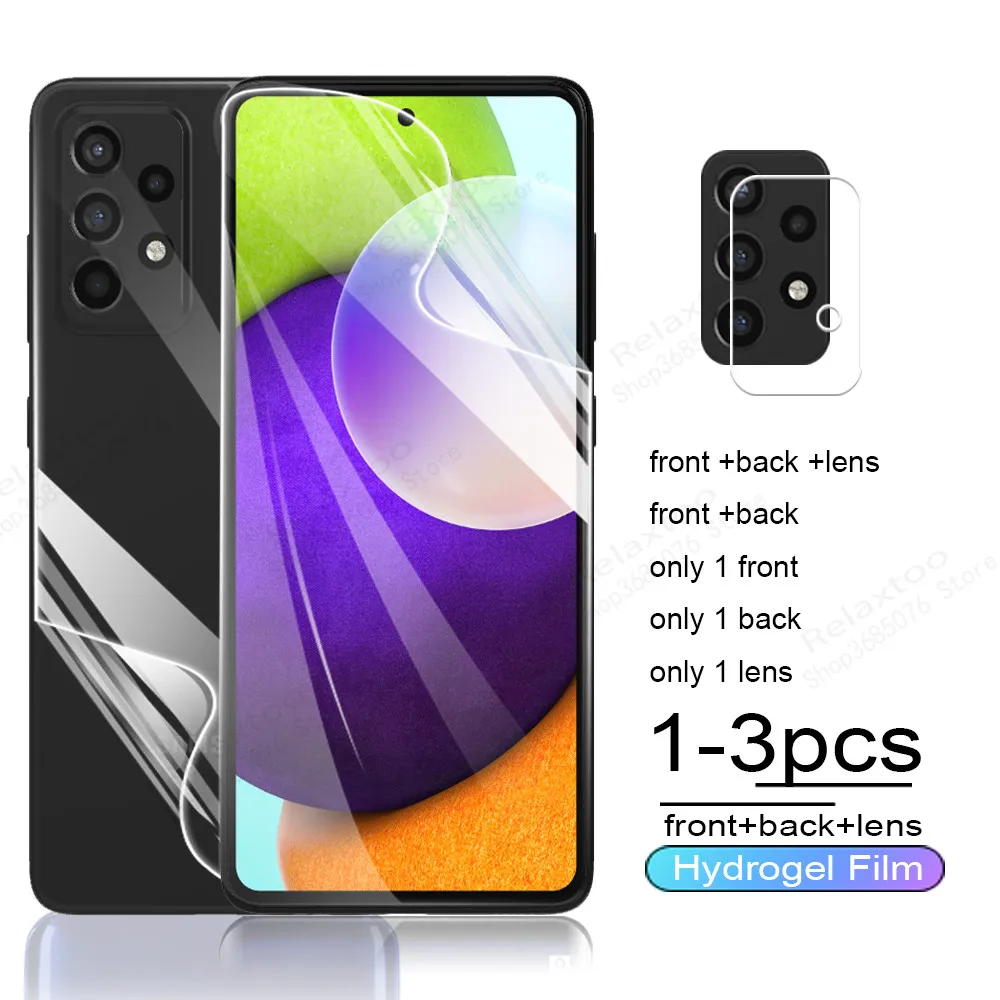 Samsun A52 Hydrogel Pellicola Proteggi Schermo Anteriore Posteriore Per Samsung Galaxy A52 A 52 Galaxy A52 5G Pellicola Protettiva A52 Vetro Della Fot