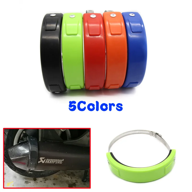 Accessori Moto Silenziatore/Scarico Scarico Ovale Protezione Arancione Per Ducati Hypermotard 1100/S/ Evo Sp 796 821 Sp/Strada 93