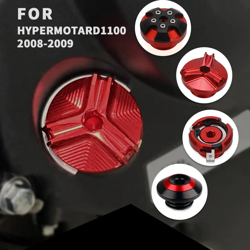 Oil Filter Cap Cover For Ducati Hypermotard 1100 Hypermotard1100 2008-2009 Motorcycle Accessories Engine Oil Filter Plug Cap