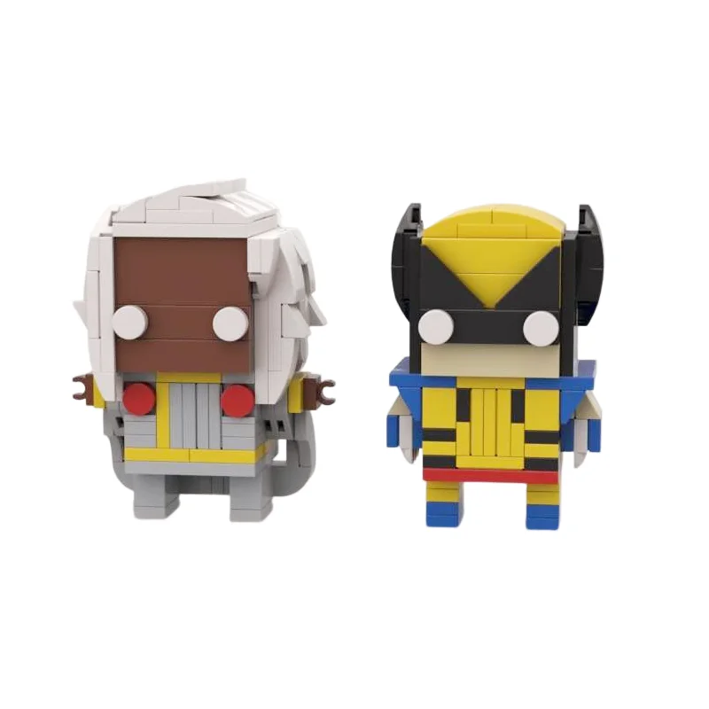 New Moc Wolverine Storm Cyclops Professor Xmen X Men Set Brickheadz Building Blocks Mini Action Figure Toys