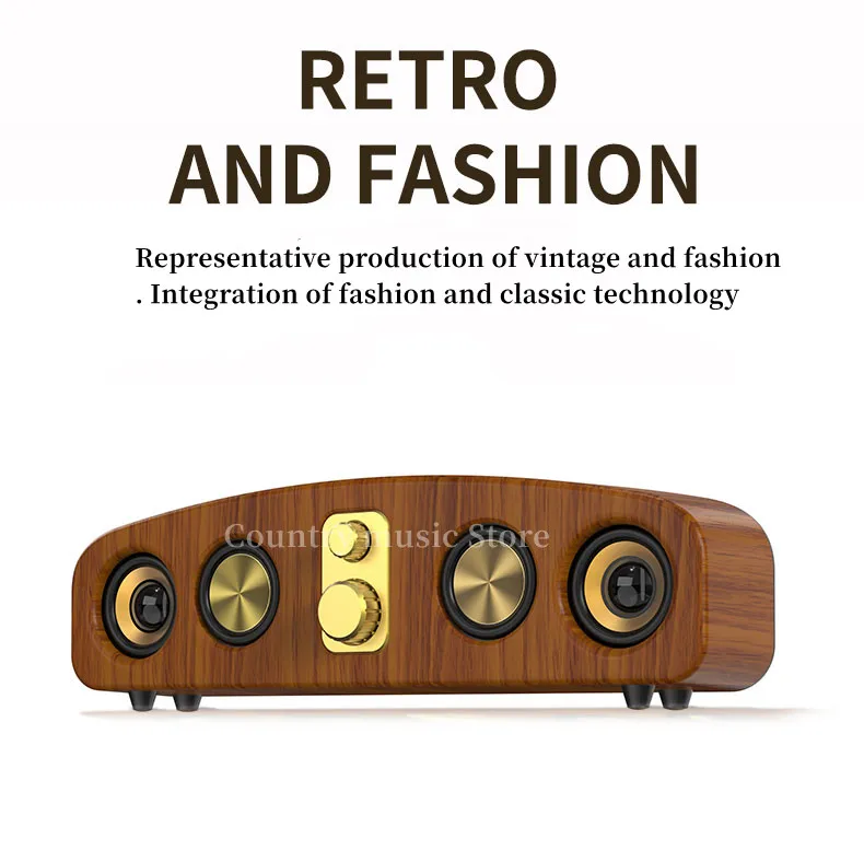 Retro Wireles Altoparlanti Bluetooth Home Subwoofer Computer Desktop Game Sound Box Soundbar Portatile Sound Blaster Caixa De Som