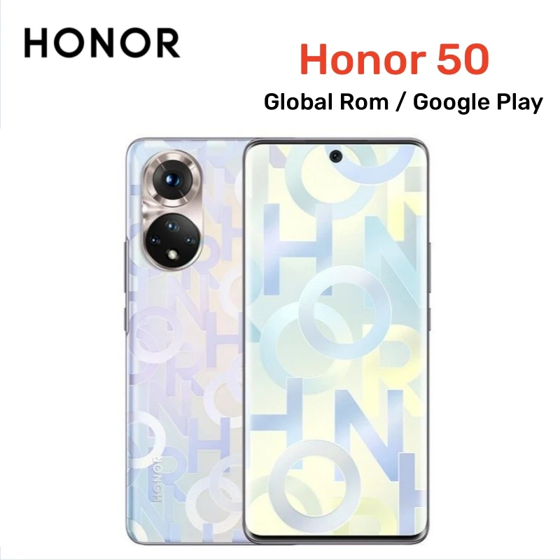 Huawei Honor 50 Smartphone 5G Global Rom 6.57 Pollici 108Mp Fotocamera 128Gb/256Gb Rom Telefoni Cellulari Android Google Play Cellulare