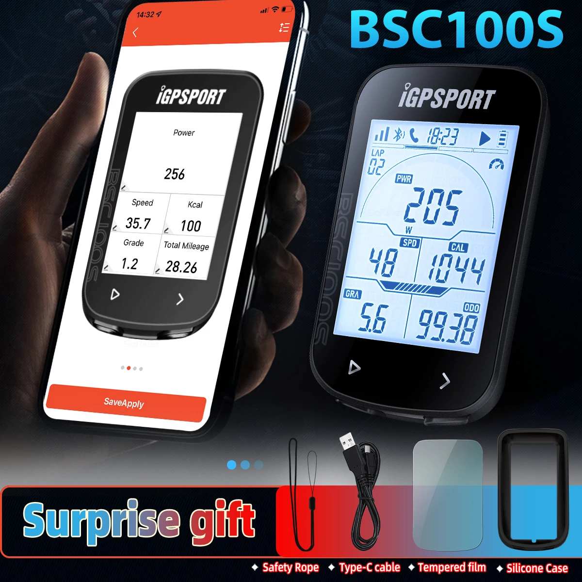 Bsc100S Igpsport Ant + Gps Bike Computer Riding Ciclismo Contachilometri Tachimetro Wireless Supporto Powermeter Impermeabile Non Igs630