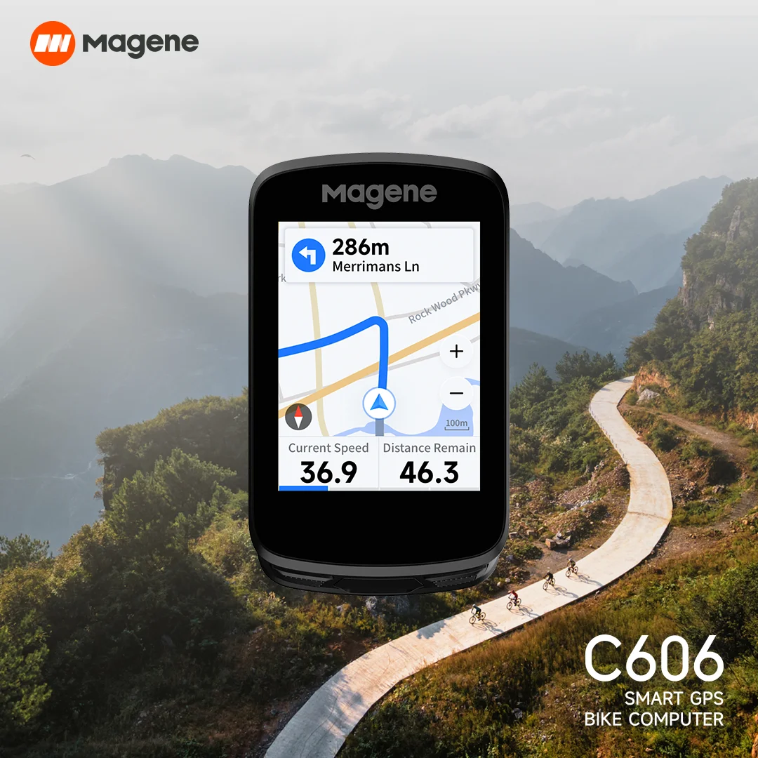 Magene C606 Touchscreen Gps Bike Computer Navigation Wifi Cycle Tachimetro Ciclismo Cronometro Digitale 2.8 Contachilometri Bluetooth Ant