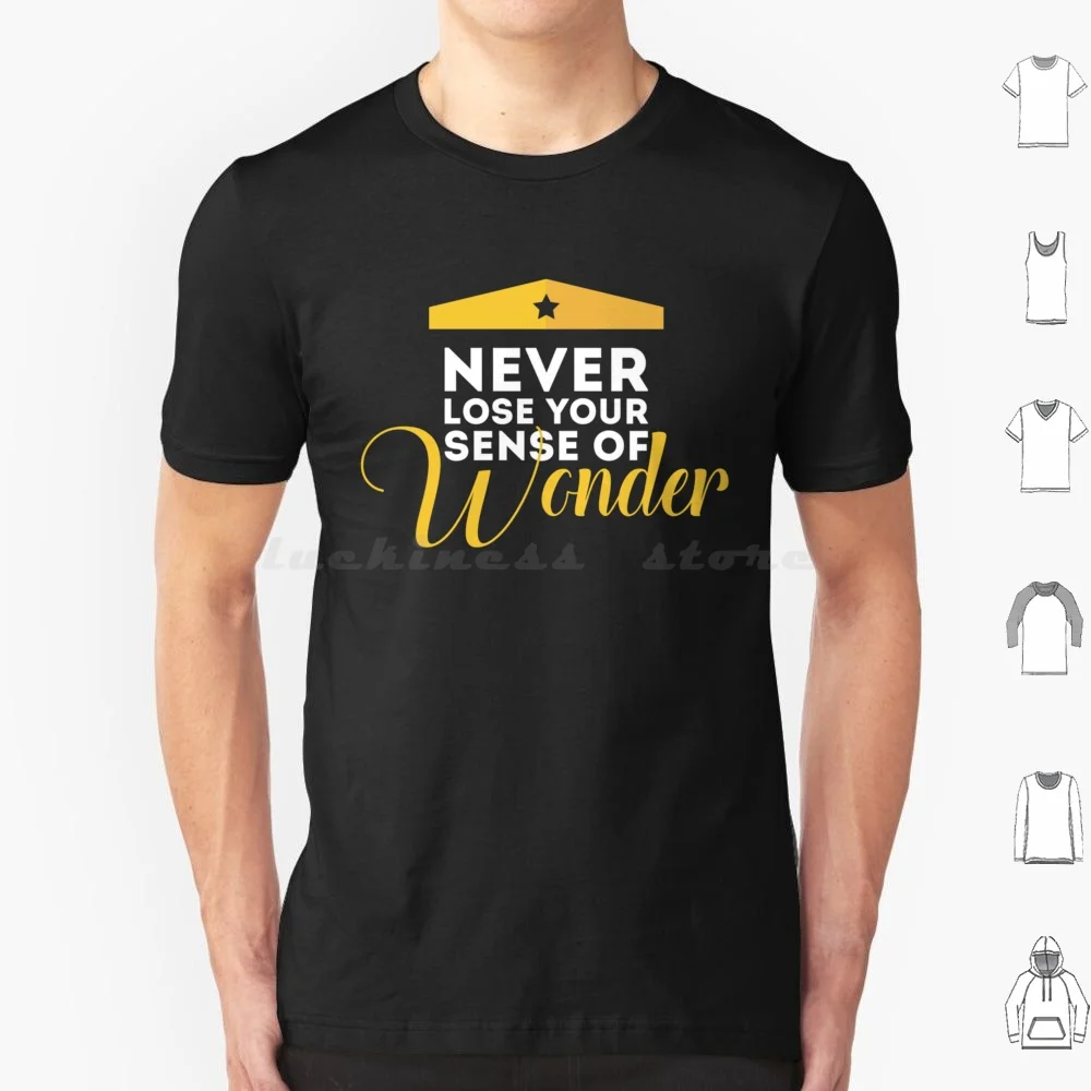 Never Lose Your Sense Of Wonder T Shirt Uomo Donna Bambini 6Xl Princess Diana Princess Diana Vintage Princess Of Galles Diana