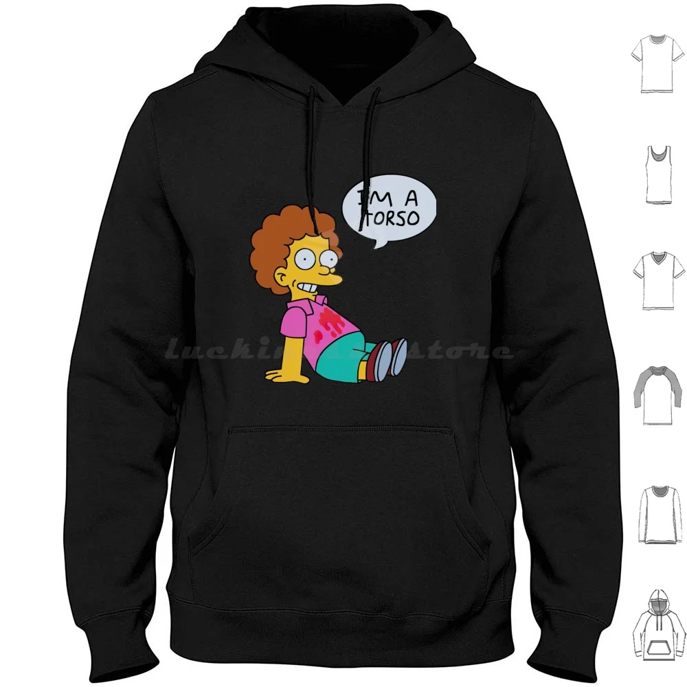 Sono A Torso Felpa Con Cappuccio In Cotone Manica Lunga Il Divertente Homer Meme Bart Lisa Cartoon Anni '90 Marge Tv Green Homer Maggie Smoke 420 Can 