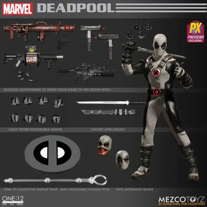 In Magazzino Originale Mezco One:12 Deadpool Px Anime Action Collection Figure Modello Giocattoli Regali Per Bambini