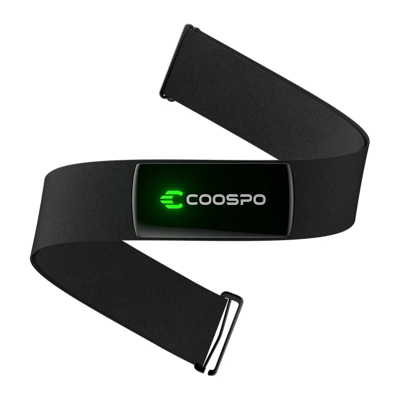 Coospo H9Z Cinturino Toracico Per Cardiofrequenzimetro Ricaricabile Bluetooth5.0 Ant + Hr Sensor Hrm Ip67Use Per Garmin/Wahoo/Zwift Waterproof