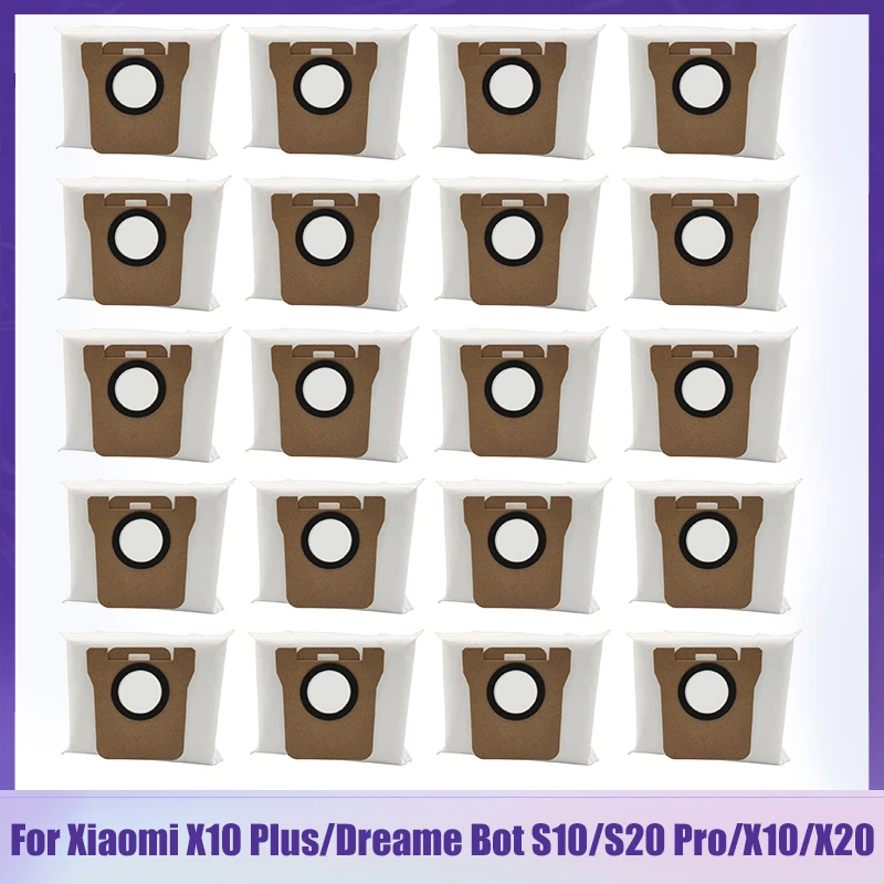 Accessori Per Xiaomi X10 Plus/Mijia Omni 1S/B101Cn/Dreame Bot S10/S20 Pro/X10/X20/W20/L10S Pro/L10S Ultra Cleaner Dust Bags