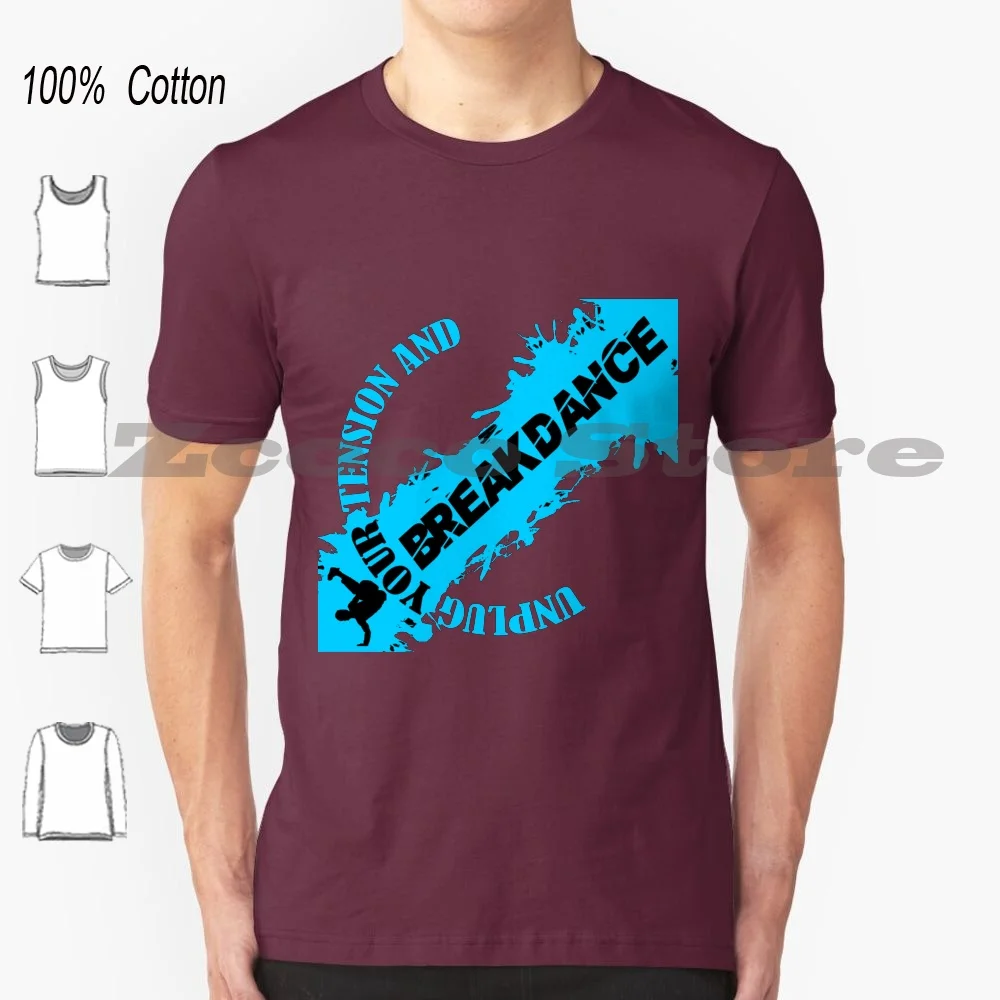 Breakdancer 100% Cotone Uomo E Donna Soft Fashion T-Shirt Yankee Master Young Disco House Campus Subway Fever Trance Show