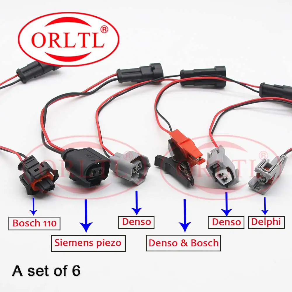 Ortll 1 Pz Auto Engine Diesel Iniettore Tester Cri800 Iniettore Piccolo Tester Piezoelettrico Connettore Iniettore Cablaggio Di Rilevamento