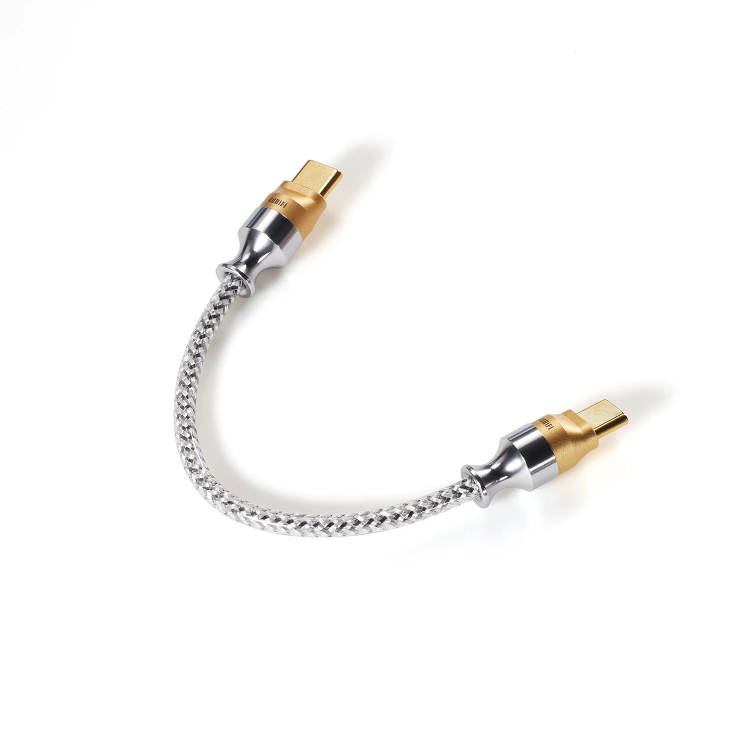 Ddhifi Tc07S Nyx Series Silver Typec Hifi Audiophile Usb Otg Cable Con Schermatura Lcofc Placcata Argento Litz (10Cm/ 50Cm)