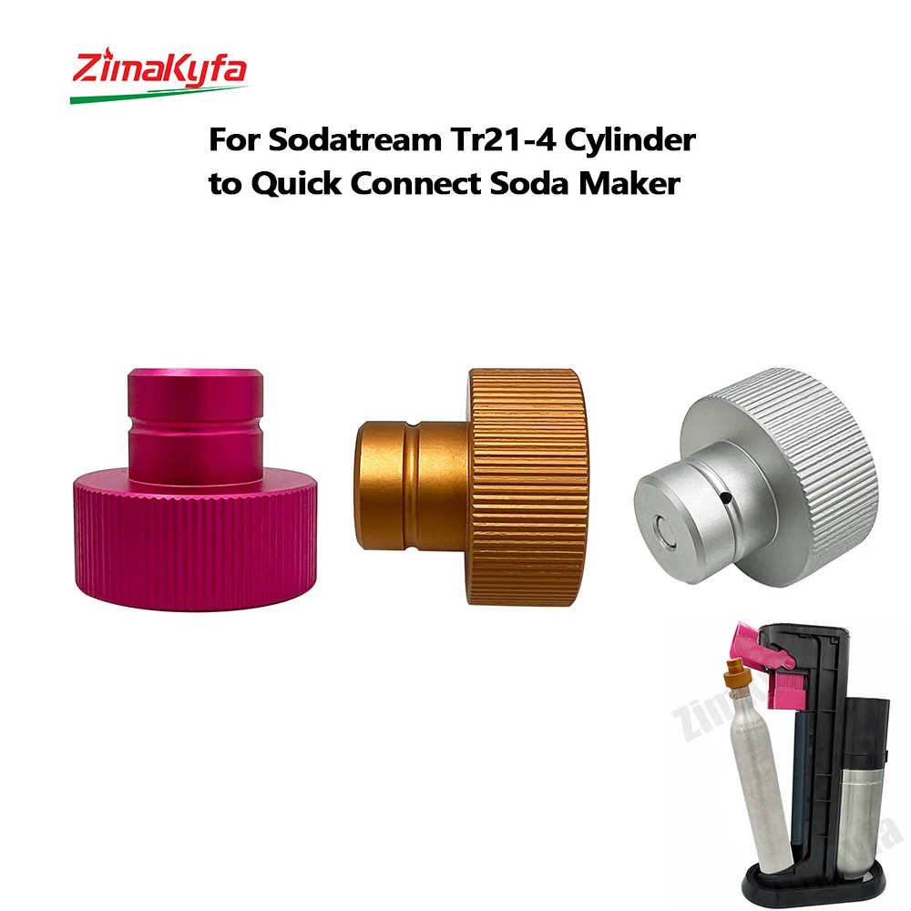 Convertitore Del Contenitore Del Cilindro Del Gorgogliatore Di Co2 Per Sodastream Tr21-4 Per Art Terra Duo Quick Connect Soda Machine Maker, Solo Adat
