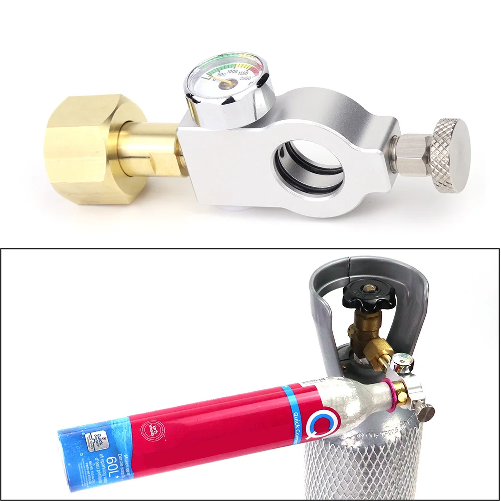 Adattatore Per Stazione Di Riempimento Ricarica Bombola Co2 Fit Sodastream (Terra Duo Art) Cilindro Co2 A Connessione Rapida Rosa