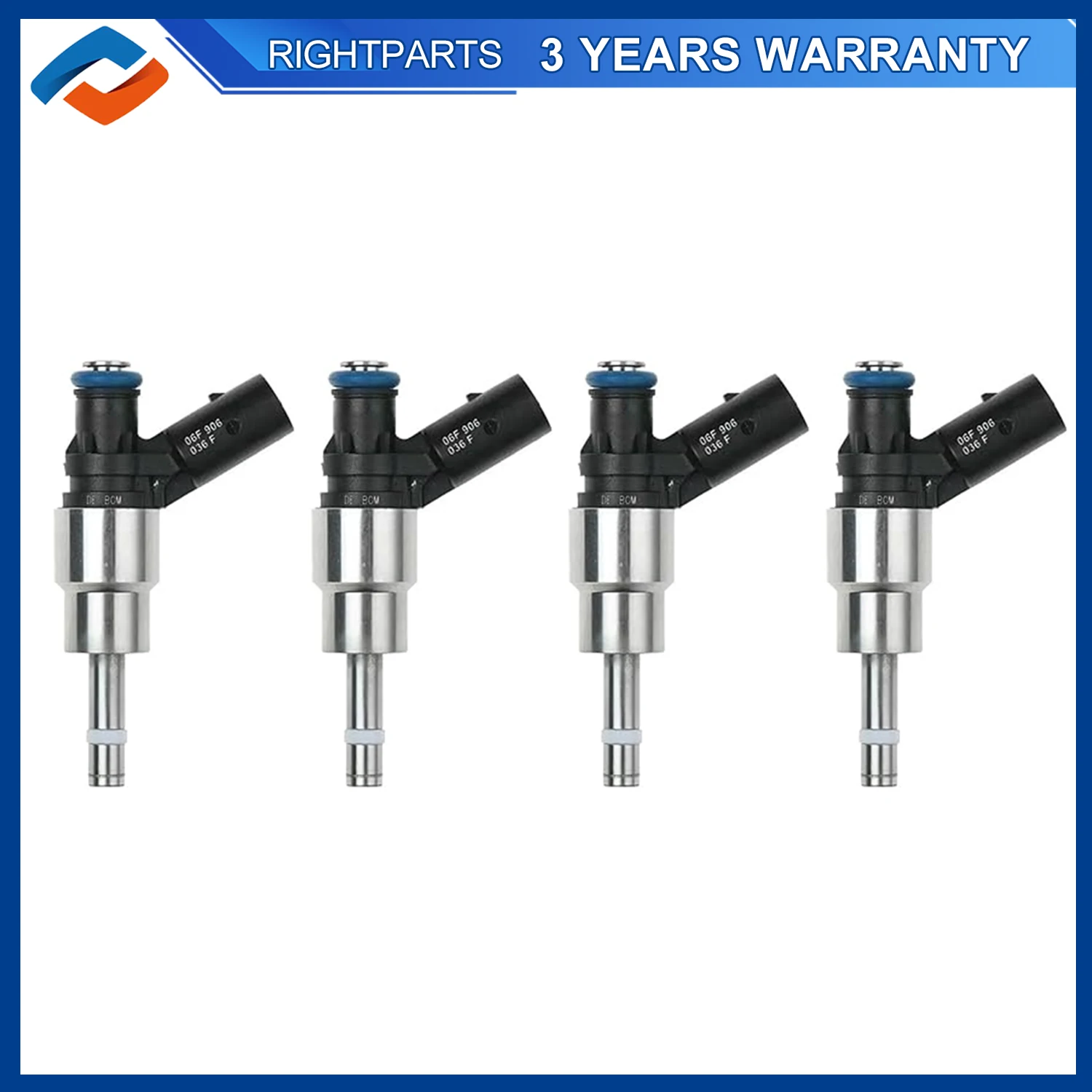 4 Pz 0261500037 Iniettori Di Carburante Per Vw Golf Audi S3 8P Tt 2.0 Tfsi 06F906036F