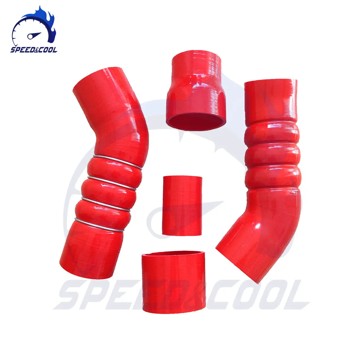 Per Audi Tt (8J) 2.0 Tfsi Turbo Kit Tubo Intercooler Boost In Silicone