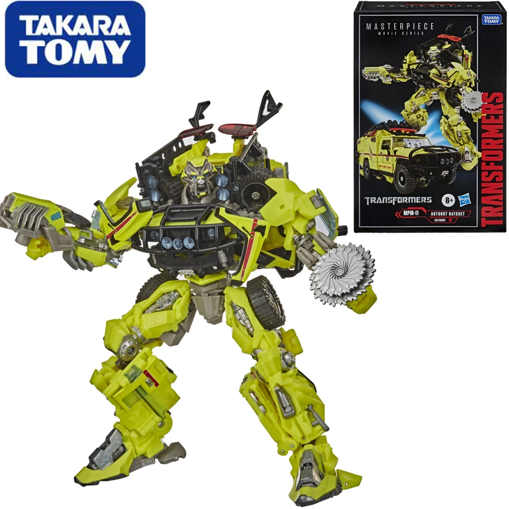 In Magazzino Trasformatori Takara Tomy Film Capolavoro Serie Mpm-11 Autobot Ratchet Giocattoli Da Collezione Originali Action Figures
