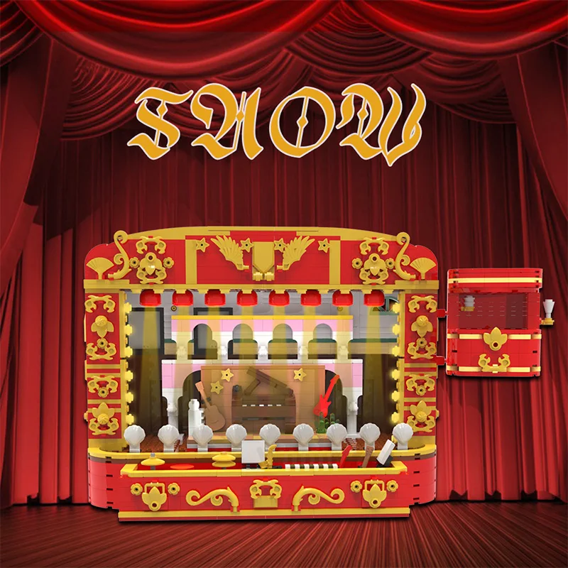 Puppet Show Theatre Building Blocks Kit Compatibile 71033 Figure Funny Stage Scene Display Mattoni Modello Fai Da Te Giocattolo Per Bambini Regalo Di 