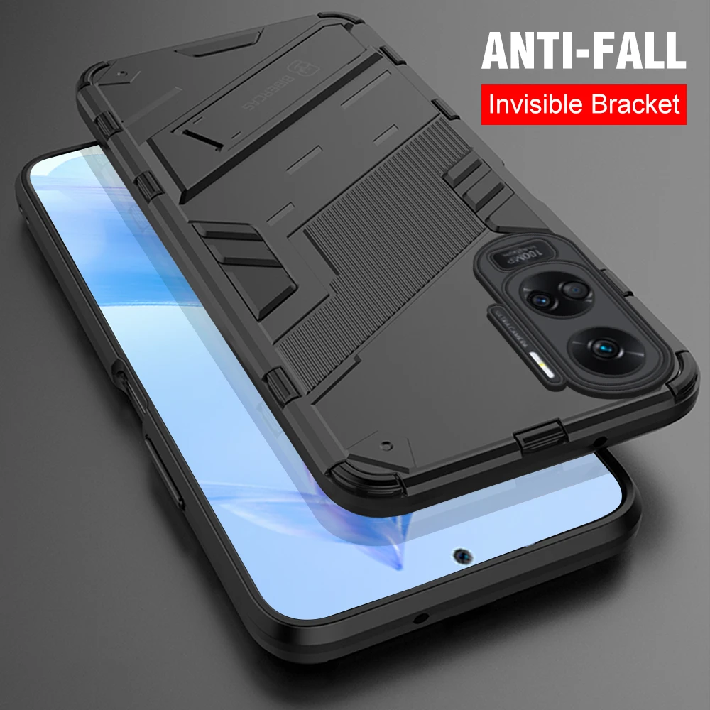 Per Honor 90 Lite Case Hidden Holder Stand Armor Coque Honor90 Light 90 Lite Honor90Lite 5G Camera Antiurto Funda Hard Pc Cover